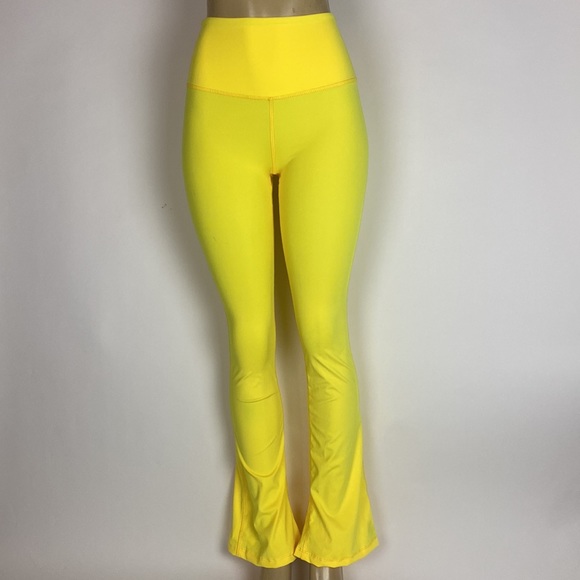 Tiger Friday Retro Flare Legging high waist Women’s Size Medium Stained - Picture 2 of 13